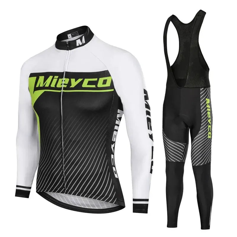 Men Long Sleeve Cycling Jersey Set MTB Road Bike Breathable Outdoor Cycling Suit by Vimost Shop