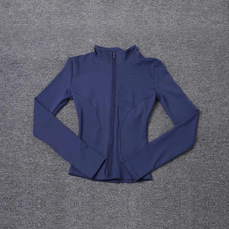 Women Sport Jacket Long Sleeve Shirt Workout Coat Gym Training Clothing Yoga Sportswear by Vimost Shop