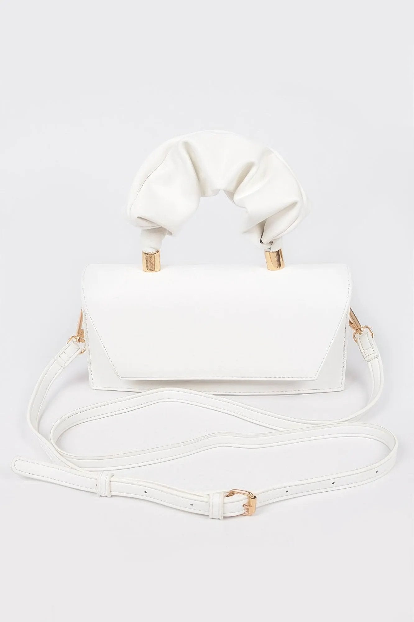 SOHO Wrinkled Handle Flap Clutch - New Collection Los Angeles - BYMANYC ® New York by BYMANYC ® New York