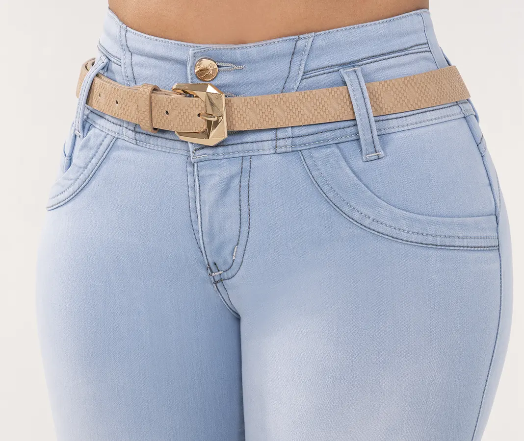 PUSH UP JEAN MHS0074 by Shape Up