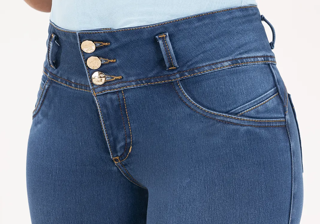 PUSH UP JEAN MHS0070 by Shape Up