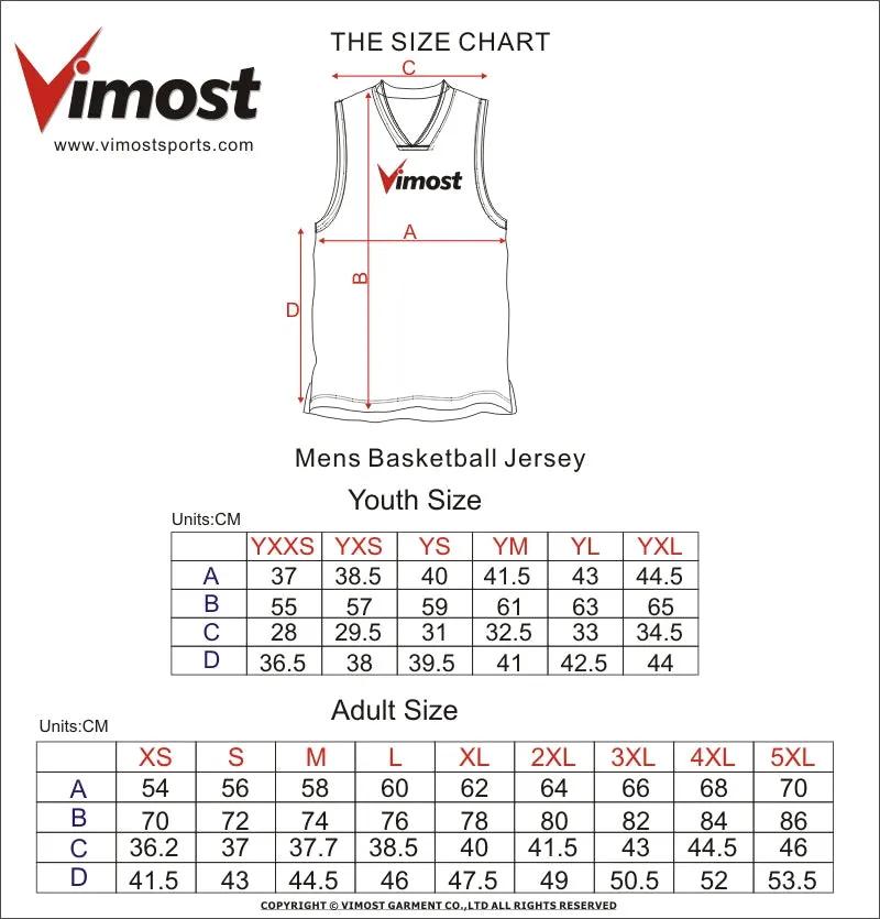 Custom Simple Basketball Jersey and Shorts by Vimost Sportswear