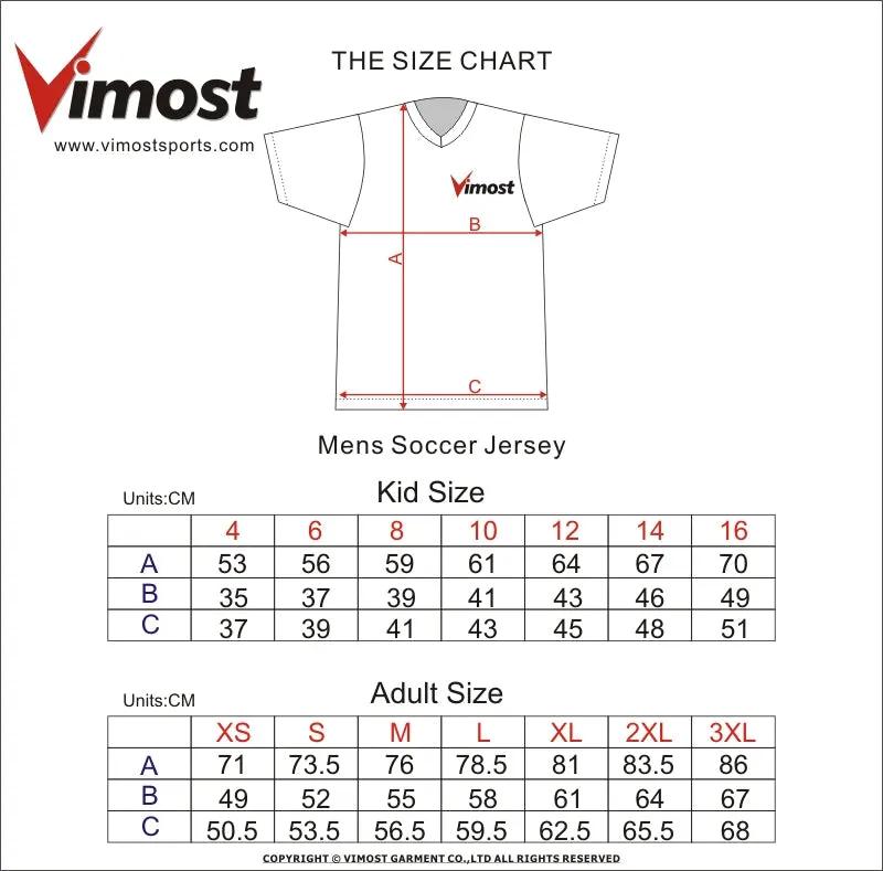 Custom White Red Soccer Jersey by Vimost Sportswear