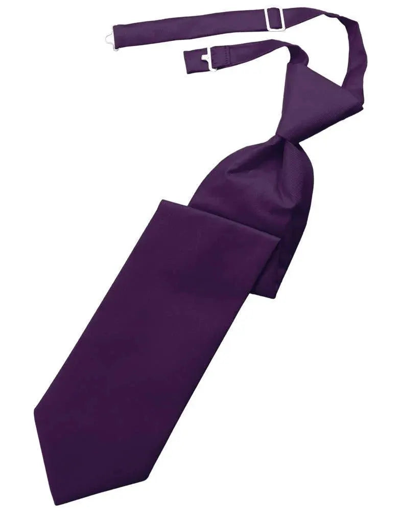 Solid Twill Kids Necktie by Tux-USA
