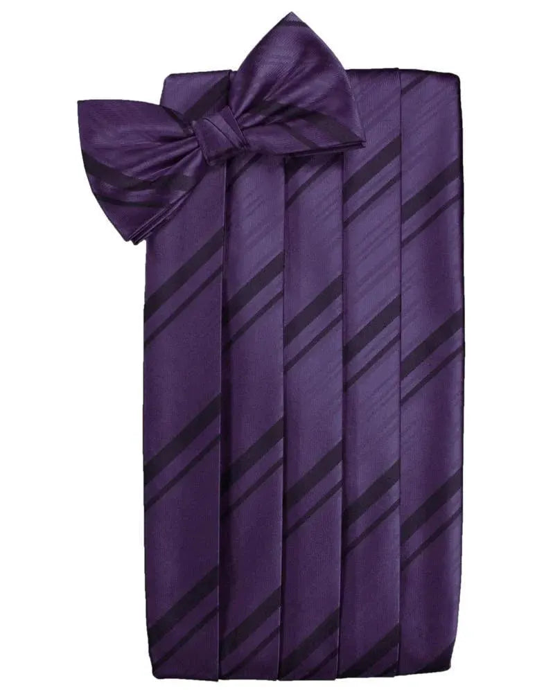 Kids Striped Satin Cummerbund by Tux-USA