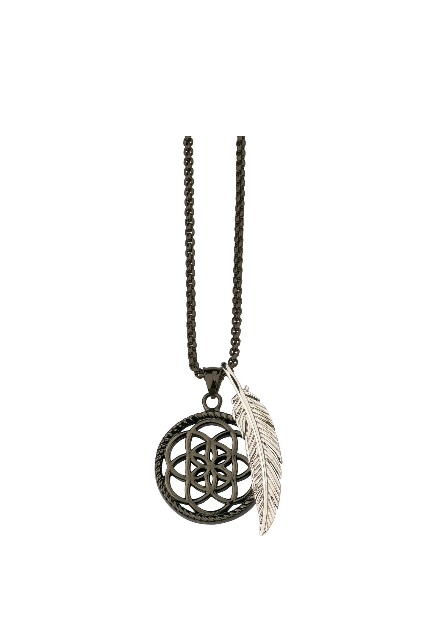 Dreamcatcher Ketting Flower Set TFS02BBS by Jwls4u