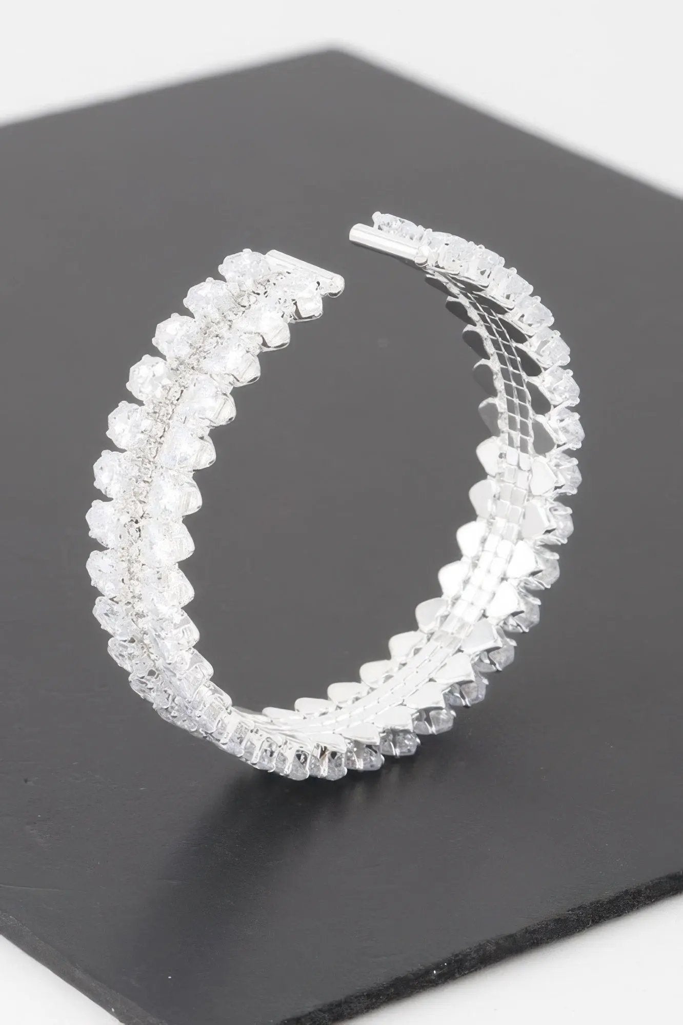 THE VESSEL Double Jeweled Cuff Bracelet: NYFW BYMANYC ® New York by BYMANYC ® New York