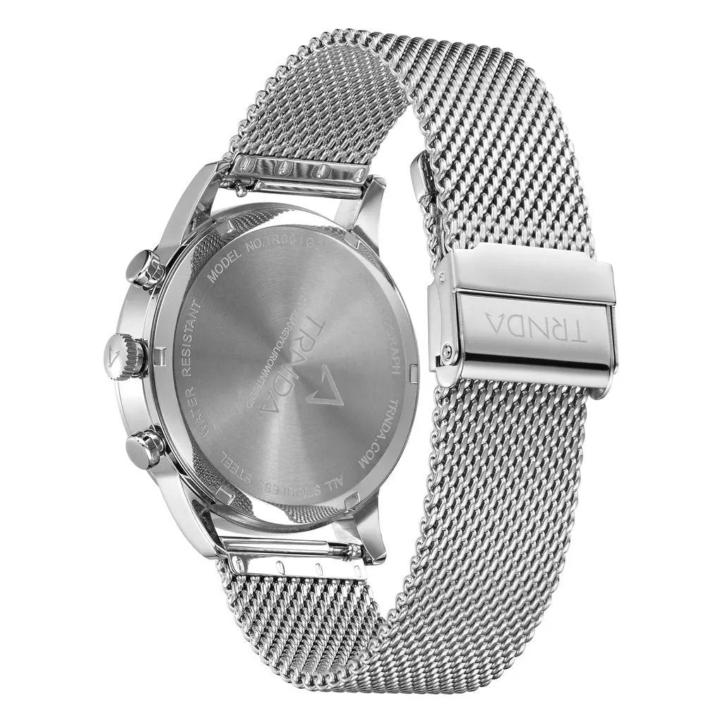 Trnda Men's Stainless Steel Watch, Gradient Cedar Brown Dial | Trnda43mm by TRNDA