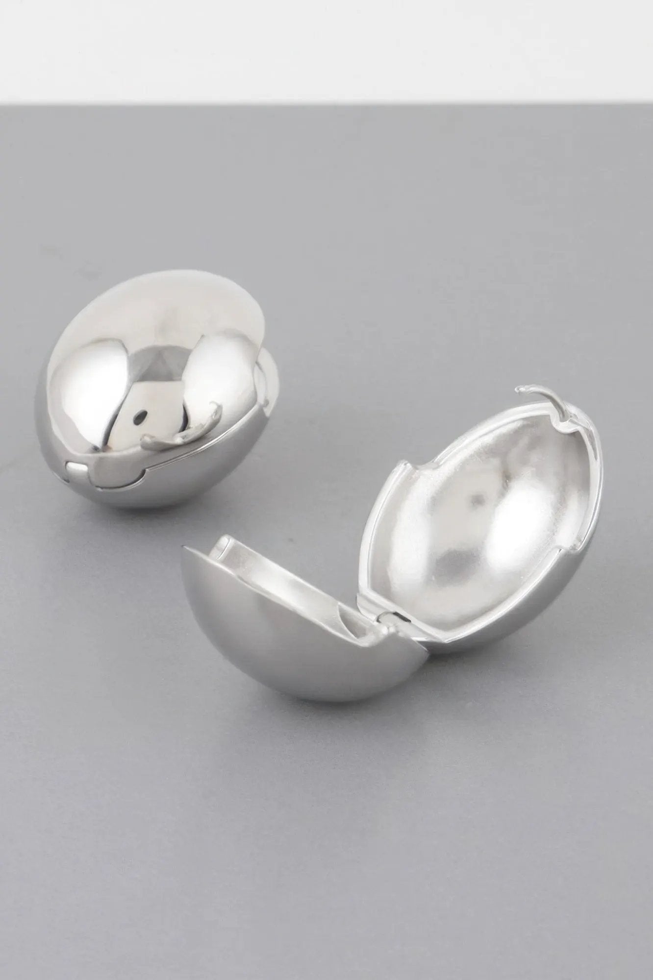 TRIBECA Empty Shell Clasp Earrings: NYFW BYMANYC ® New York by BYMANYC ® New York