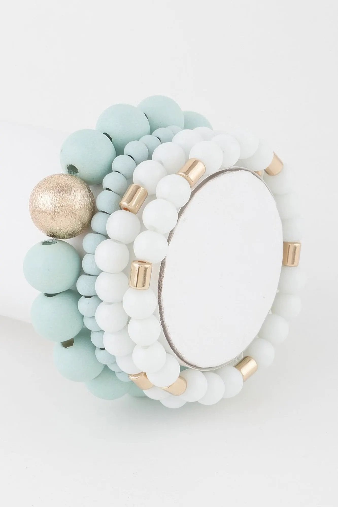 TRIBECA Multi Two-Toned Beaded Bracelet - New Collection Los Angeles - BYMANYC ® New York by BYMANYC ® New York