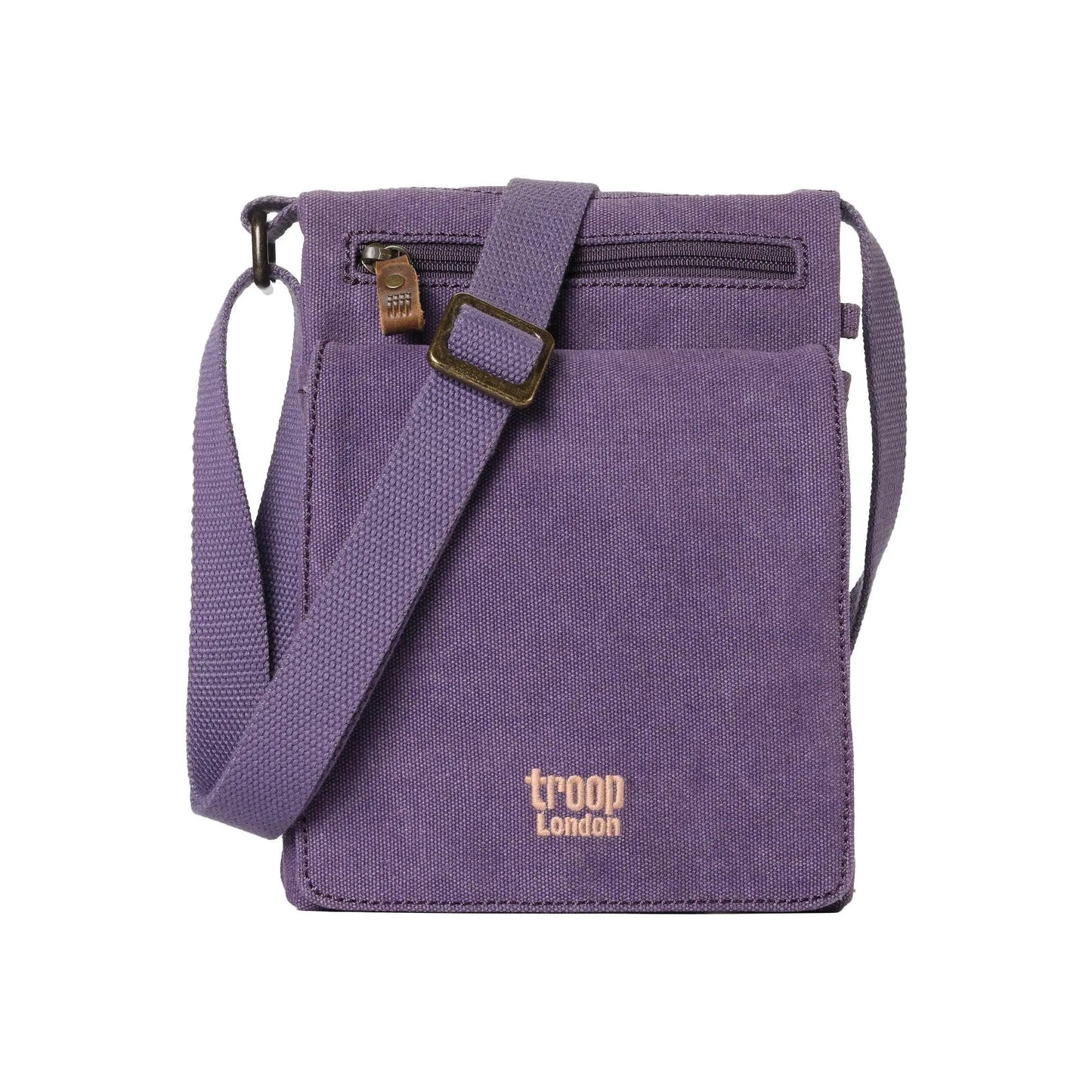 Mini Canvas Across Body Bag with Organiser | TRP0243 by Troop London