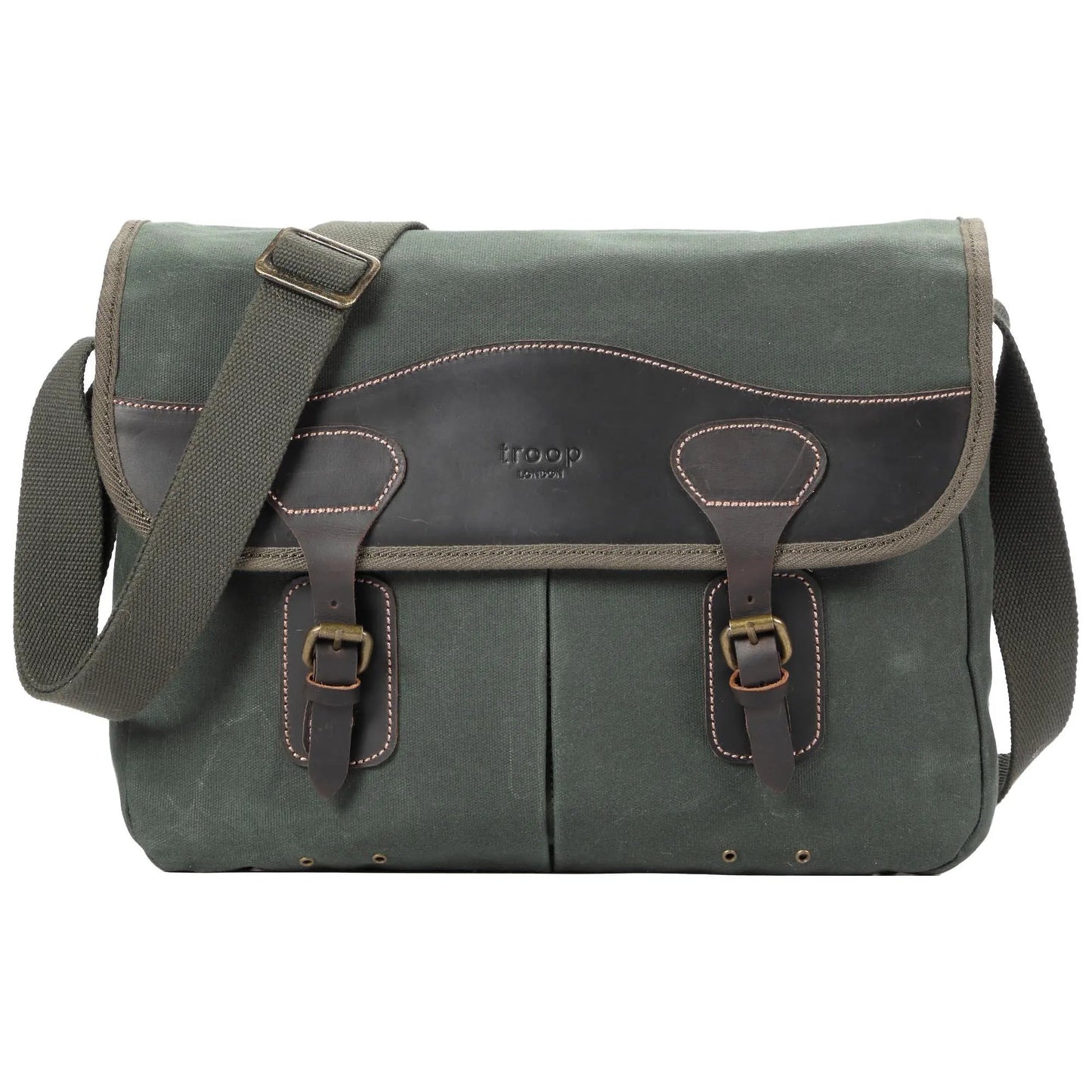 Heritage Canvas Messenger Bag 13 Inch | TRP0544 by Troop London
