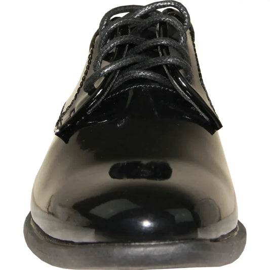 VANGELO Boy TUX-12KID Dress Shoe Formal Tuxedo for Prom & Wedding Black Patent by Tux-USA