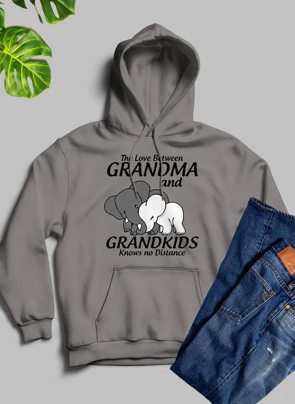 The Love Between Grandma And Grandkids Knows No Distance Hoodie by Merch