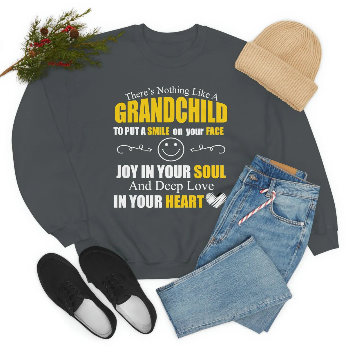 There's Nothing Like A Grandchild Sweat Shirt by Merchmallow