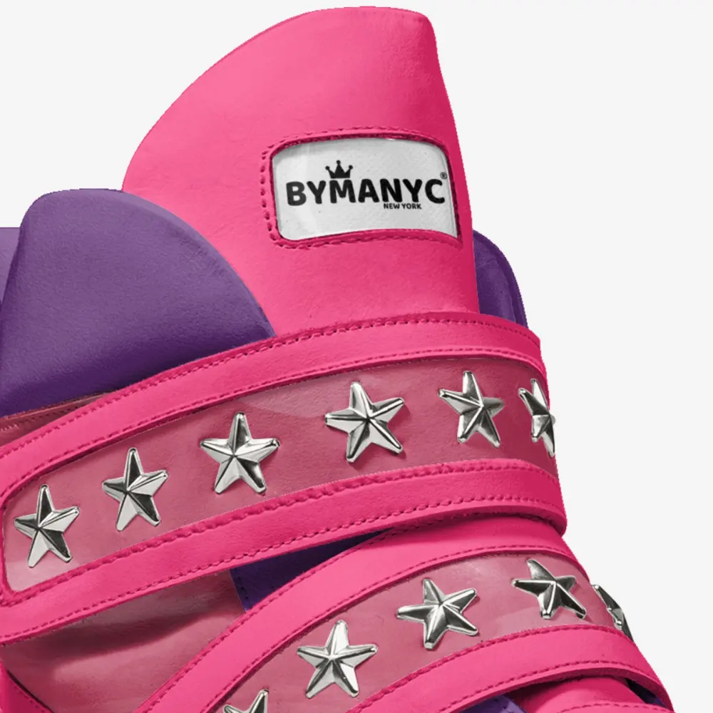 Unisex Limited Edition CHELSEA PINK High-Tops BYMANYC ® New York by BYMANYC ® New York