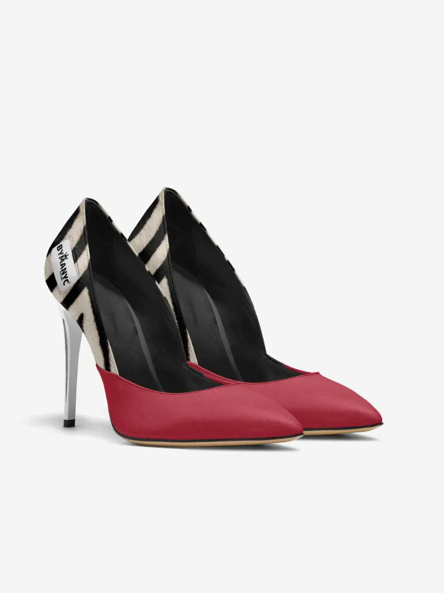 Vegan Women’s Stiletto Shoe BYMANYC ® New York – SOHO Midnight Edge by BYMANYC ® New York