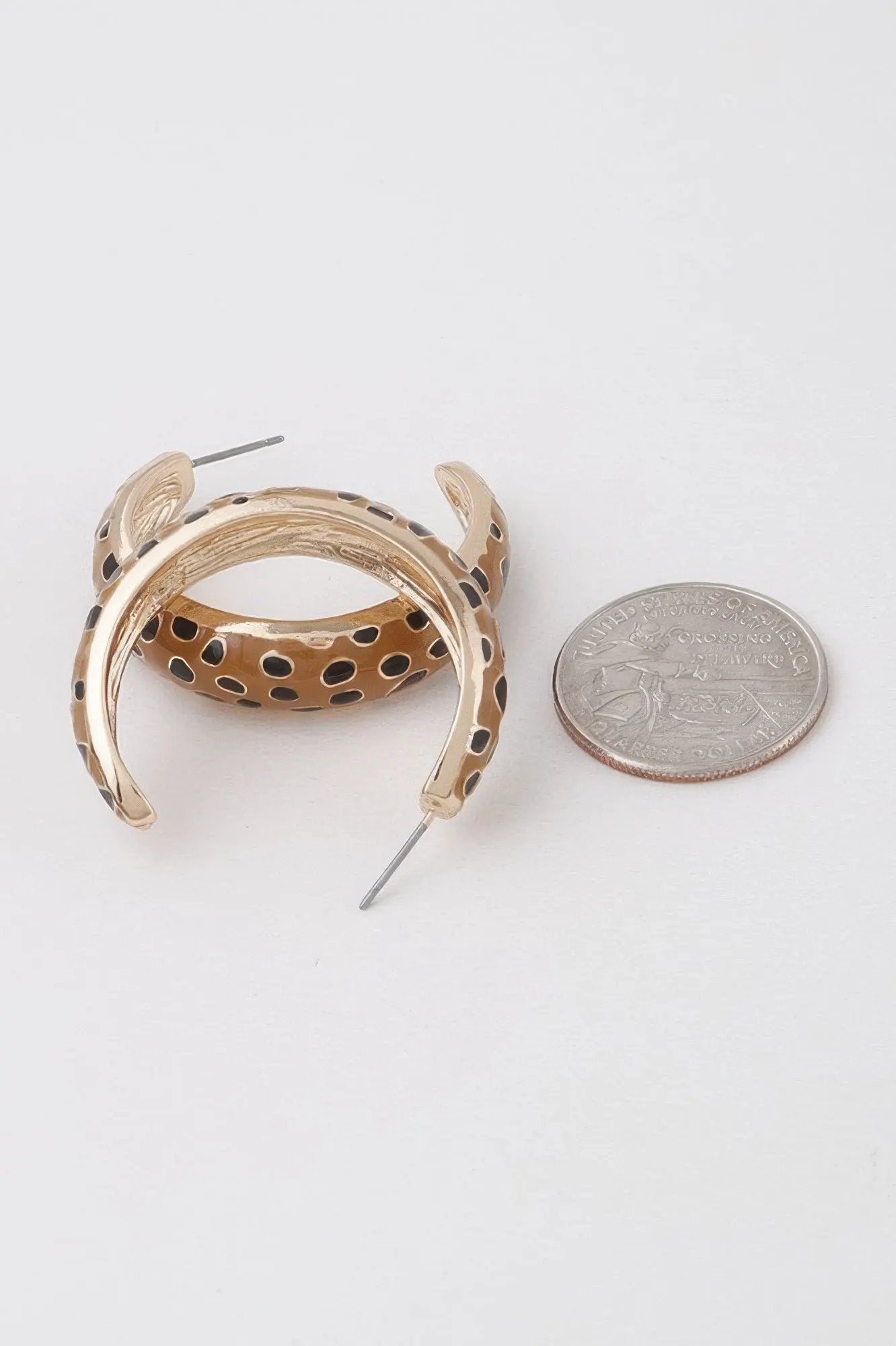 Women's Cheetah Print Hoop Earrings BYMANYC ® New York CONTEMPORARY VIBRANT MODERN JEWELRY - New Collection by BYMANYC New York