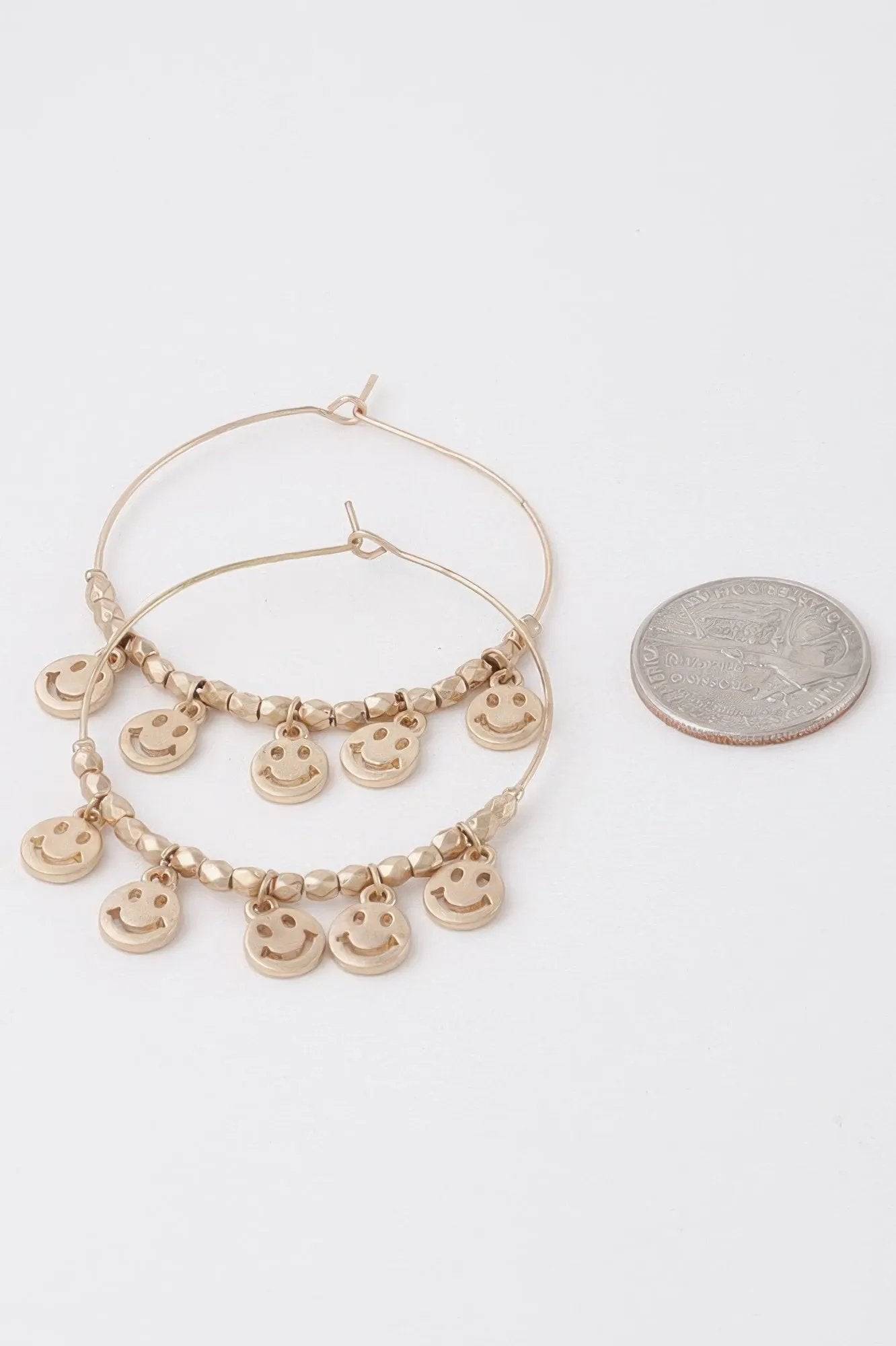 Women's Smiley Face Charms Hoop Earrings BYMANYC ® New York CONTEMPORARY VIBRANT MODERN JEWELRY - New Collection by BYMANYC New York