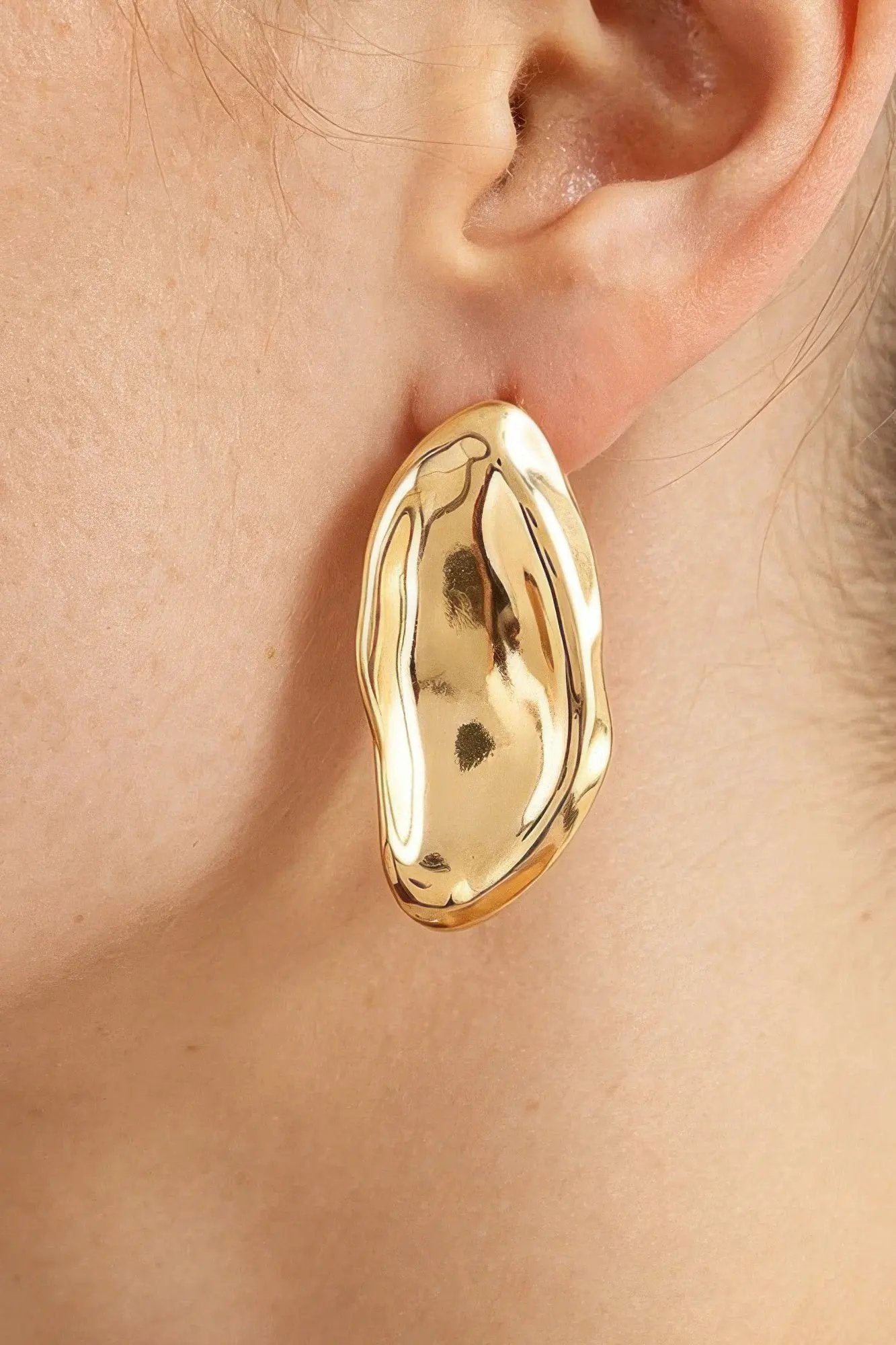 Women's Hammered Fashion Drop Earrings BYMANYC ® New York CONTEMPORARY VIBRANT MODERN FASHION - New Collection by BYMANYC New York