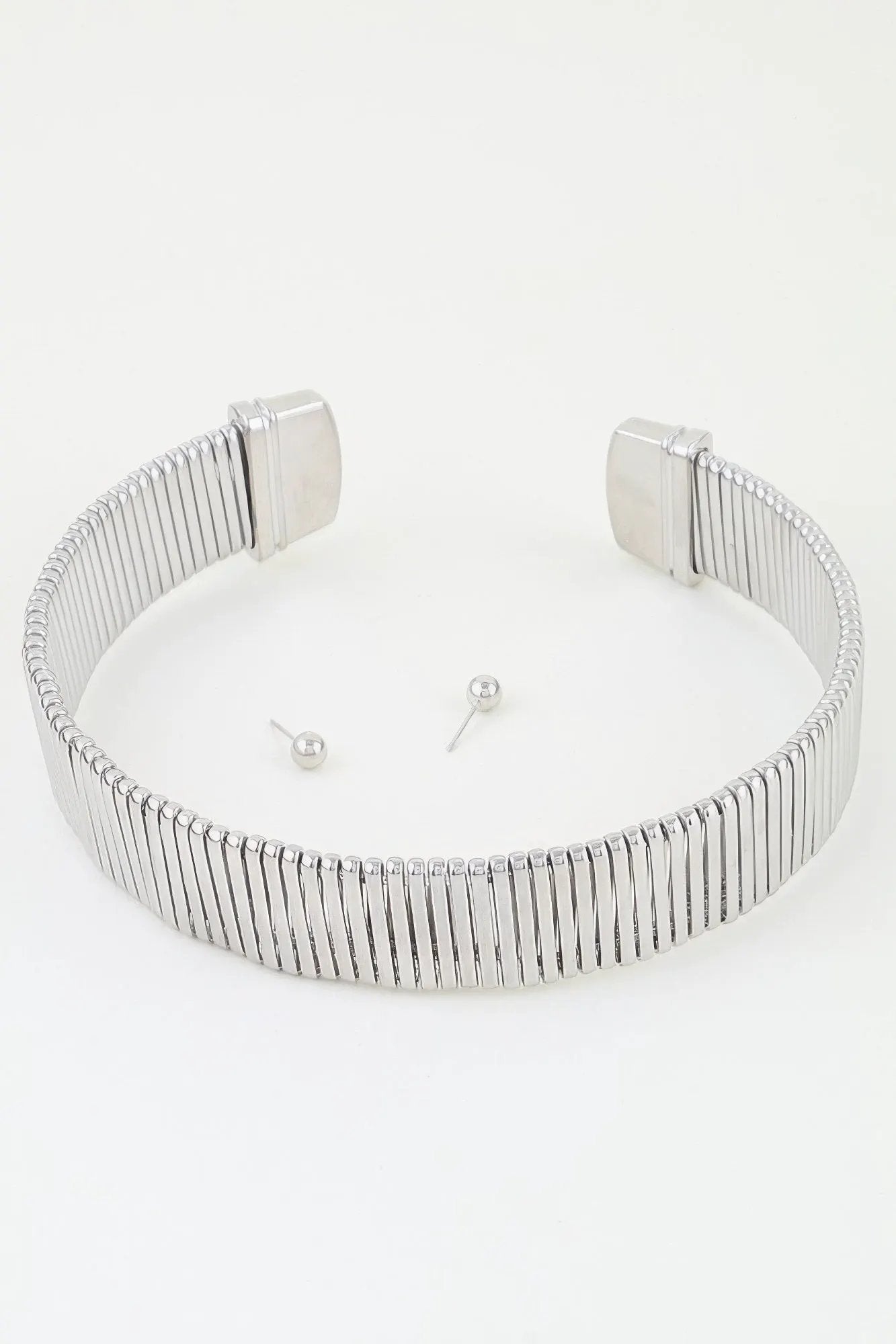 Women's Necklace Set Choker BYMANYC ® New York MADISON CUBIC BAR - New Collection by BYMANYC New York