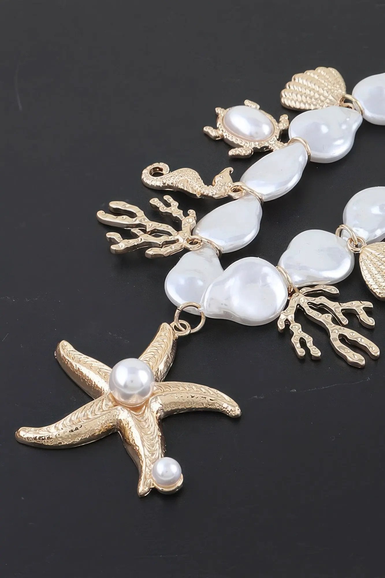 Women's Necklace Beaded Charms BYMANYC ® New York HAMPTONS UNDER THE SEA - New Collection by BYMANYC New York