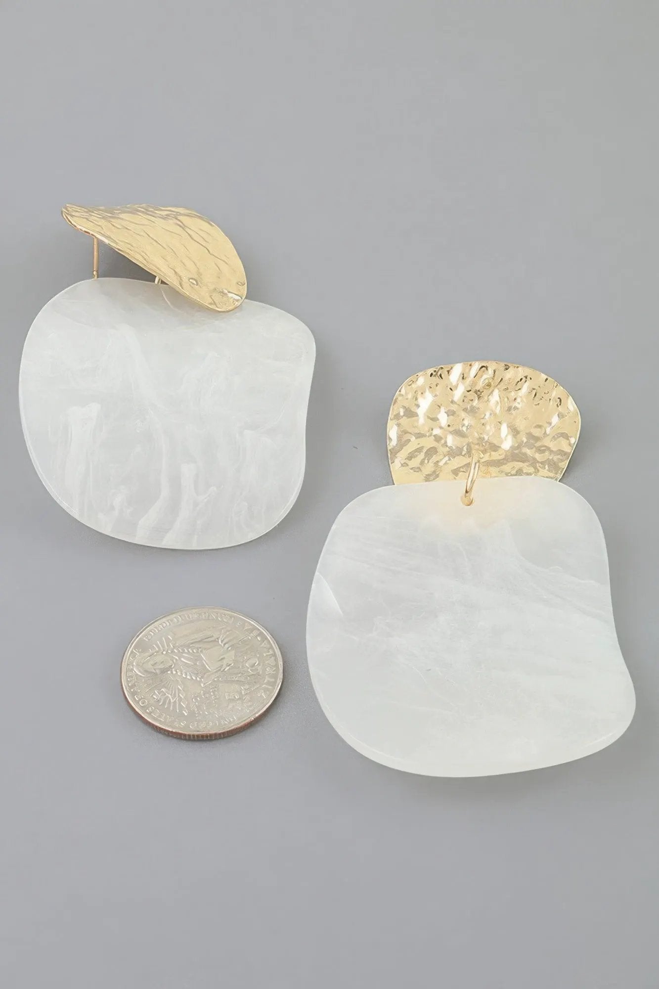 Women's Earrings Drops Marble BYMANYC ® New York SOHO MODERN MARBLE - New Collection by BYMANYC New York