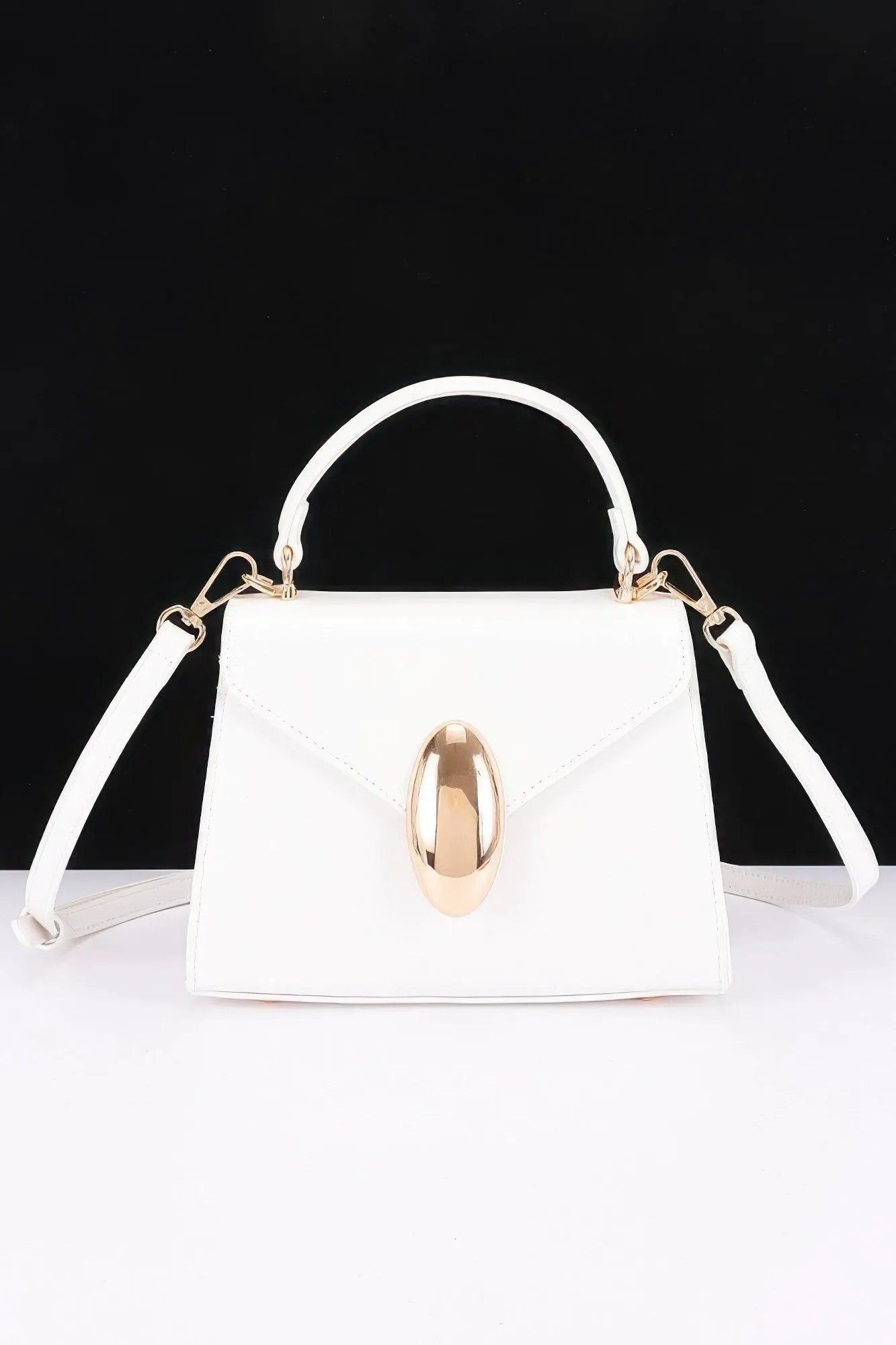 Women's Top Handle Bag Vegan Leather Flap BYMANYC ® New York CONTEMPORARY SLEEK STRUCTURED PURSE - New Collection by BYMANYC New York