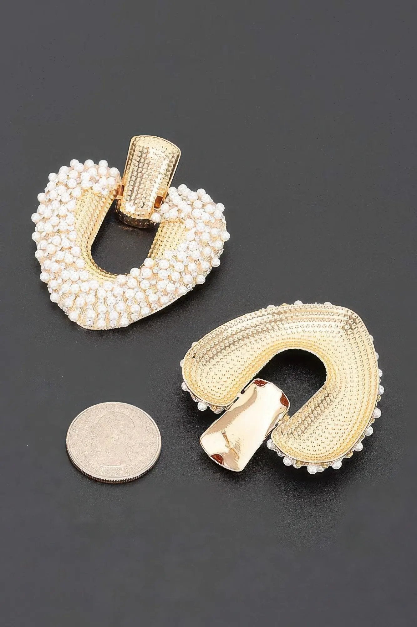 Women's Earrings Drops Door Knocker BYMANYC ® New York SOHO U-FRAME - New Collection by BYMANYC New York