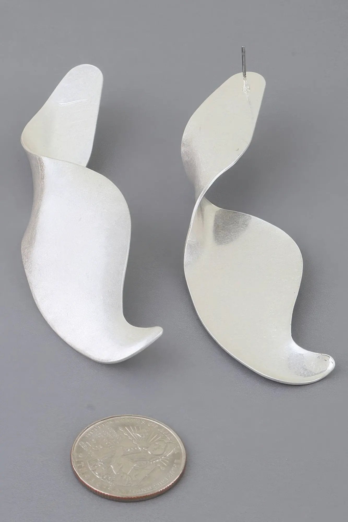 Women's Earrings Drops Swirl BYMANYC ® New York CHELSEA SCULPTURAL - New Collection by BYMANYC New York