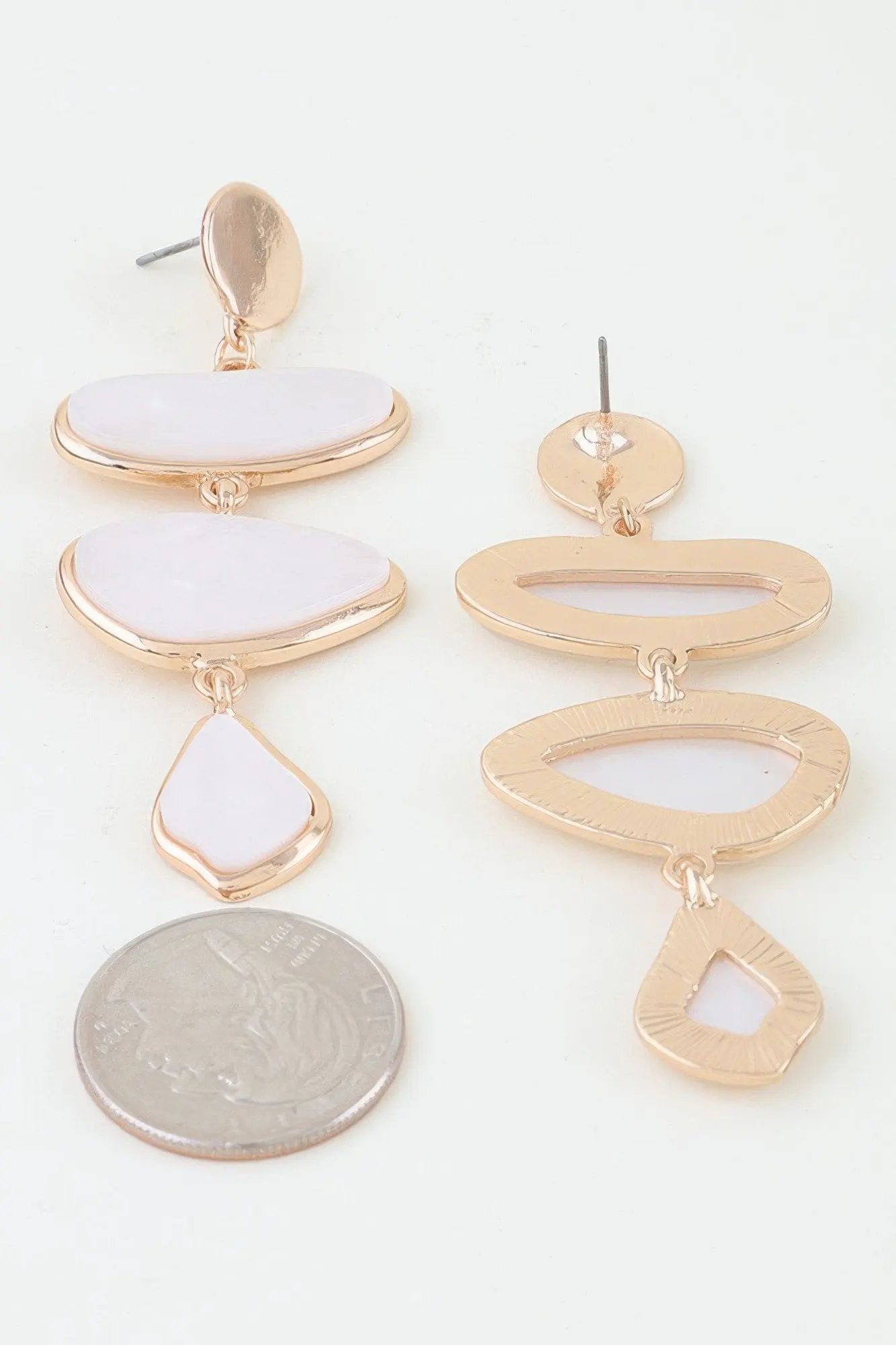 Women's Earrings Drops Organic BYMANYC ® New York TRIBECA MARBLE - New Collection by BYMANYC New York