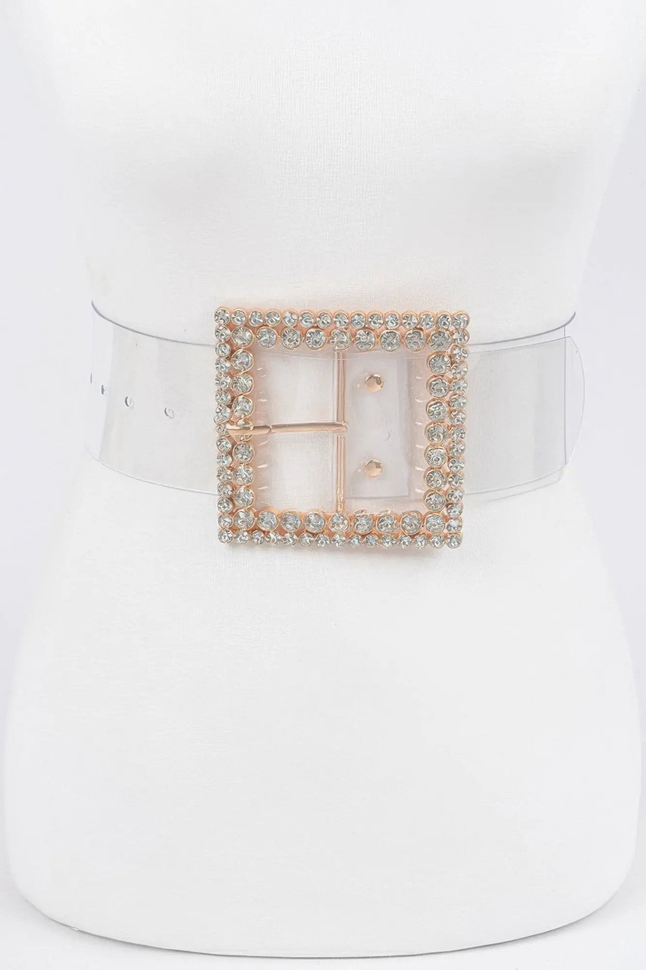 WOMEN'S BELT • MEATPACKING Fashion Chic Clear BYMANYC ® New York by BYMANYC ® New York