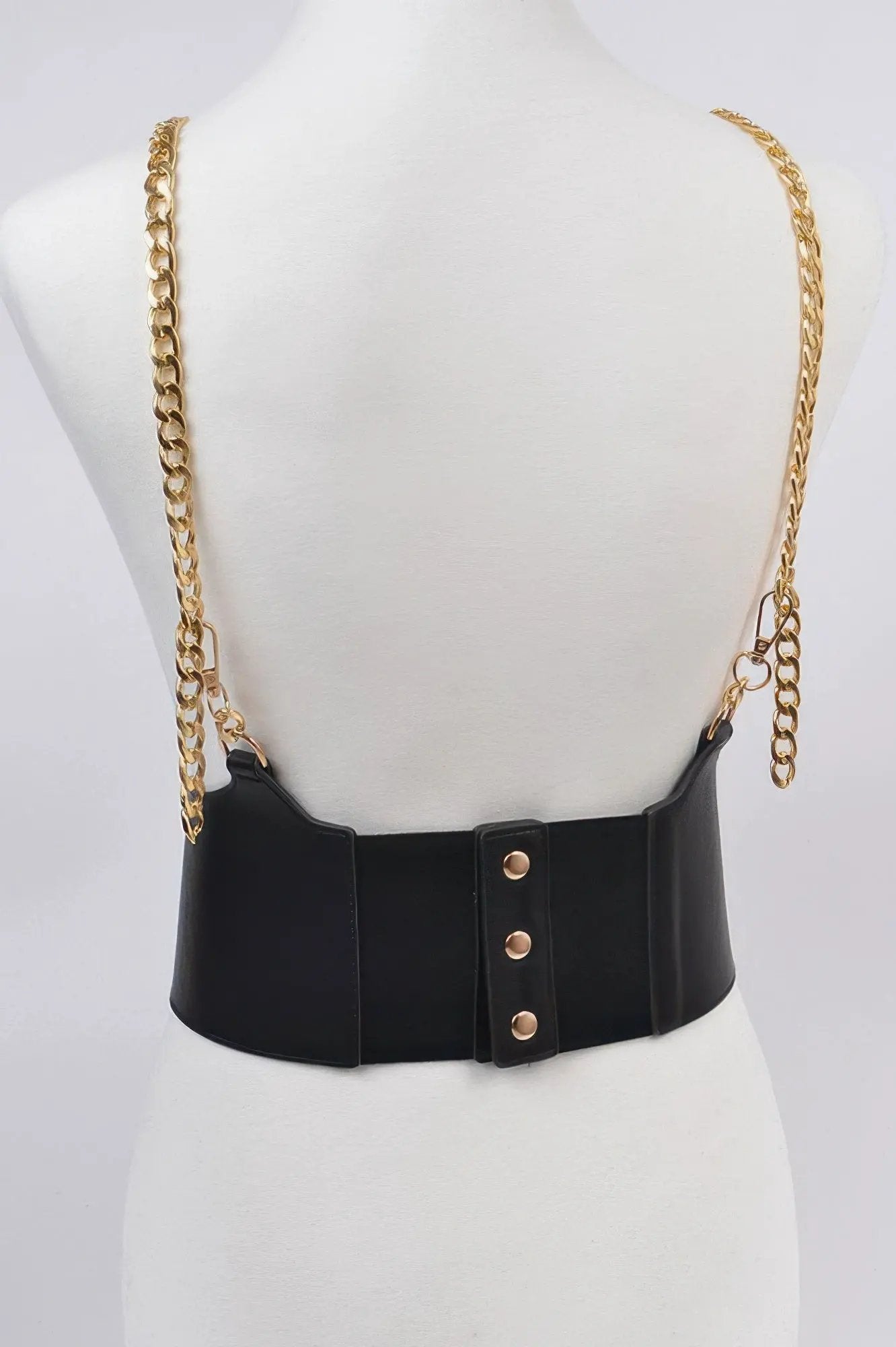 WOMEN'S BELT SOHO Wide Faux Leather Statement BYMANYC ® New York by BYMANYC ® New York