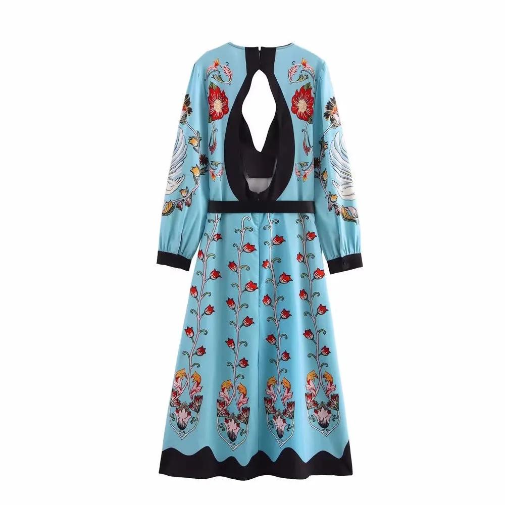 Waist-Cinched Floral Dress, The Met | Women - BYMANYC ® New York by BYMANYC ® New York