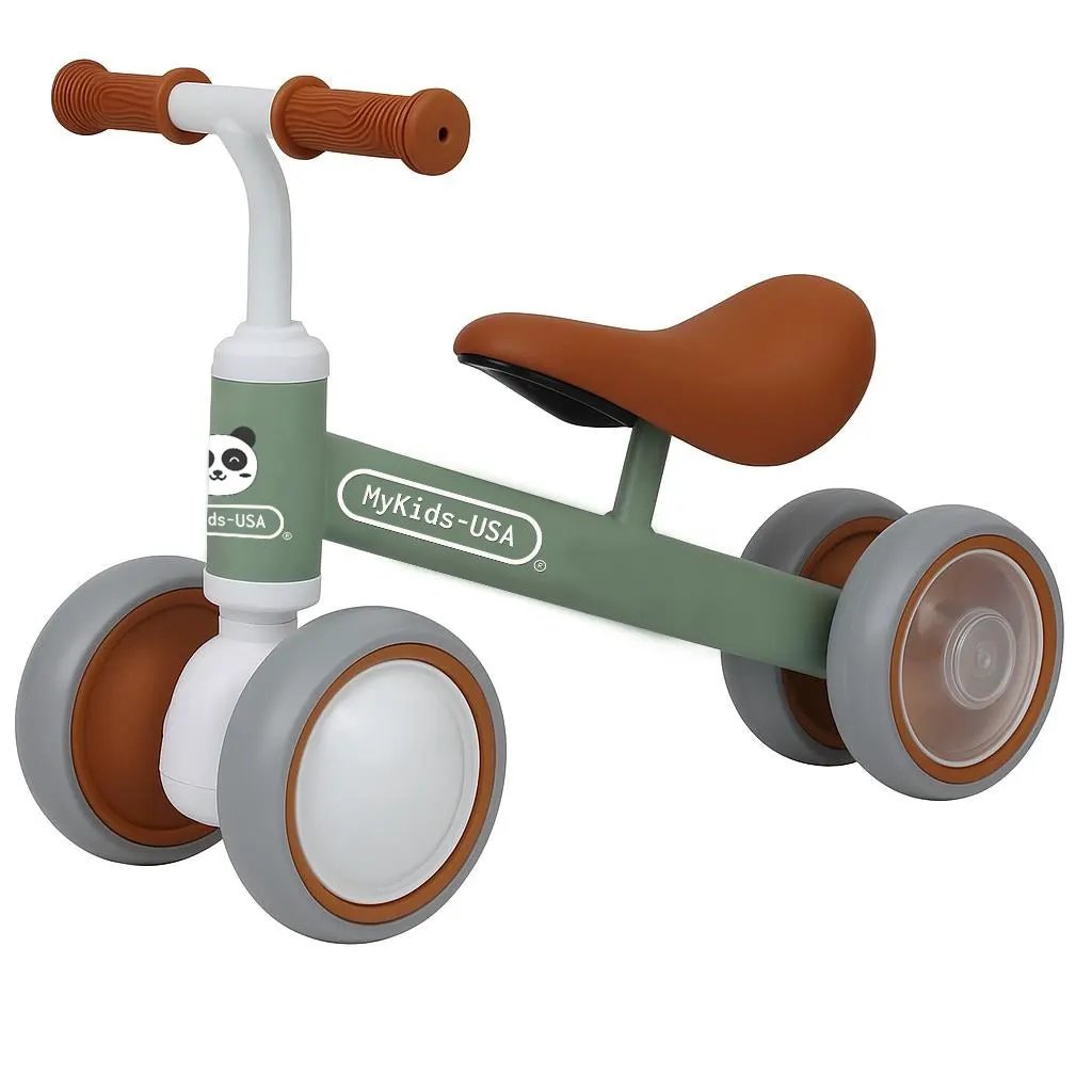 Metal Balance Bike for Toddlers with Light-Up Wheel (12–36 Months) – Strong & Stable First Ride by Tux-USA