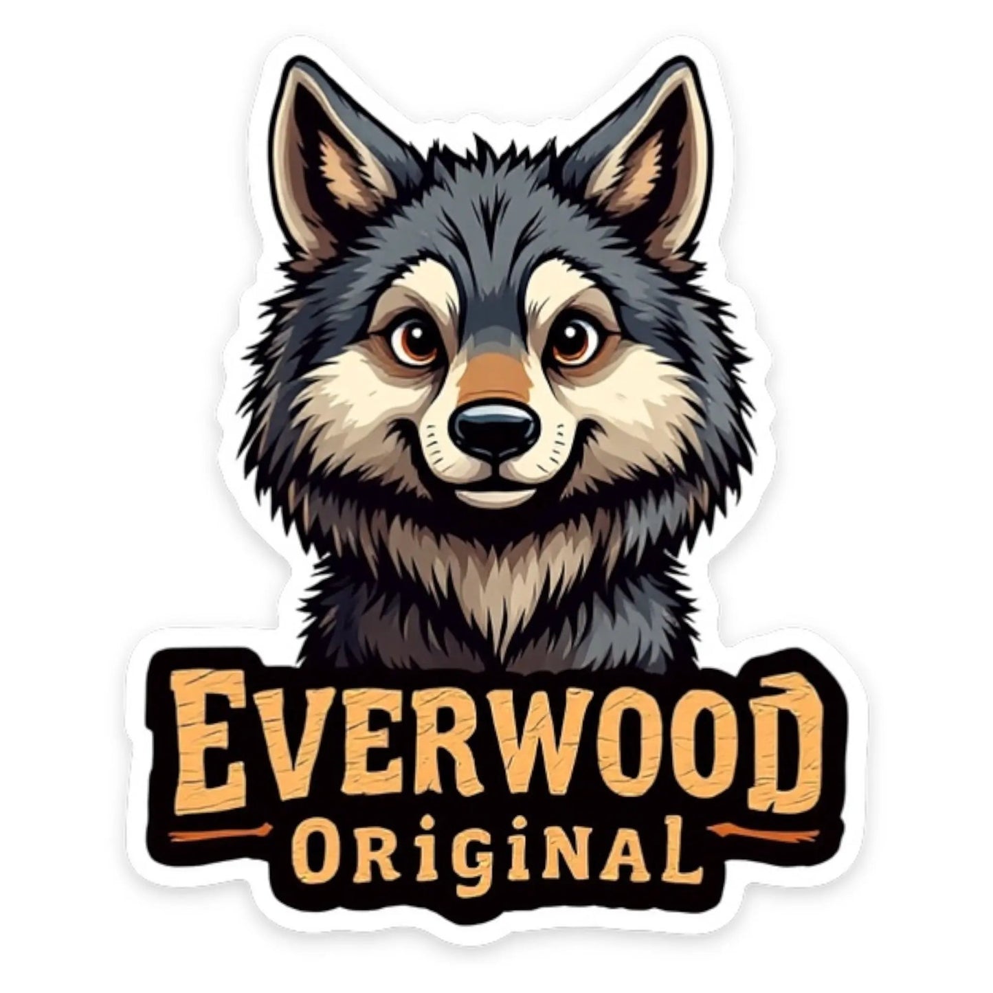 Wolf Sticker by Everwood Original