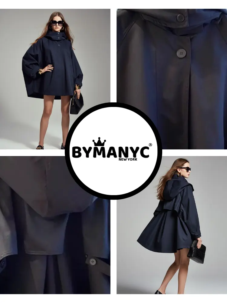 Women's Cape Jacket TRIBECA ECO FASHION BYMANYC ® New York by BYMANYC ® New York