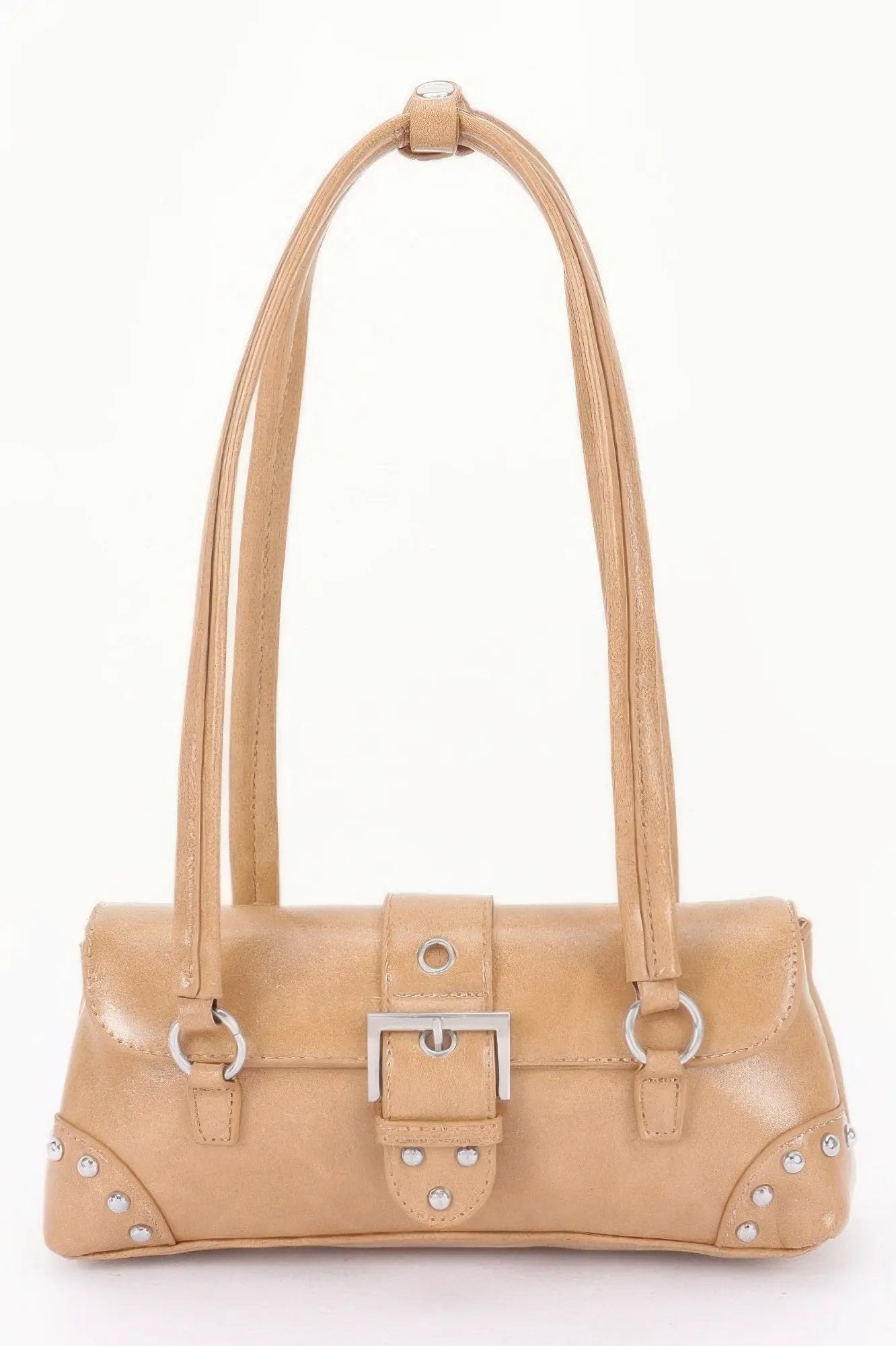 Women's Handbag Metal Studded Shoulder Bag - CHELSEA - BYMANYC ® New York by BYMANYC ® New York