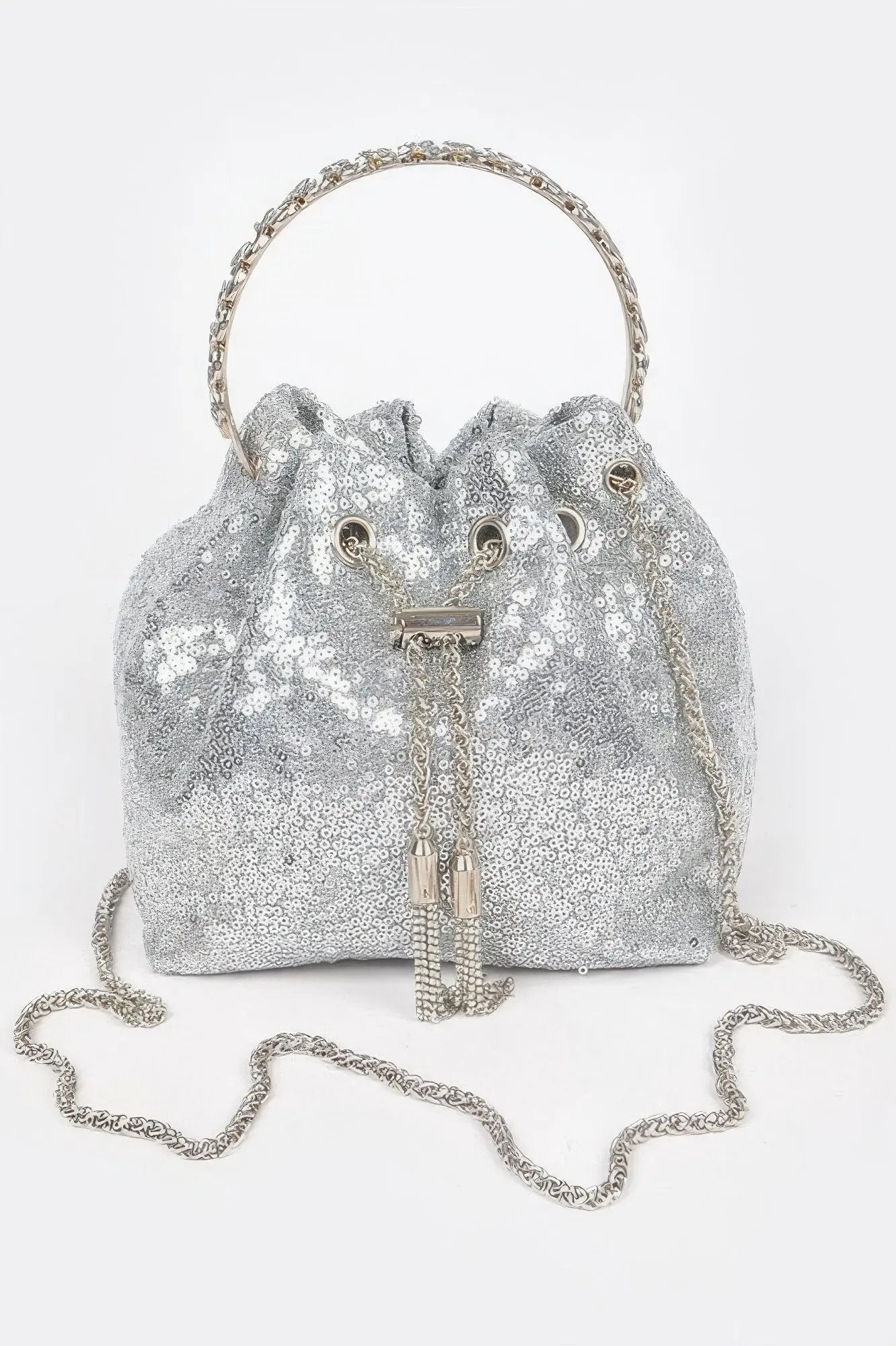 Women's Handbag Sequins Bucket Bag - NOHO - BYMANYC ® New York by BYMANYC ® New York