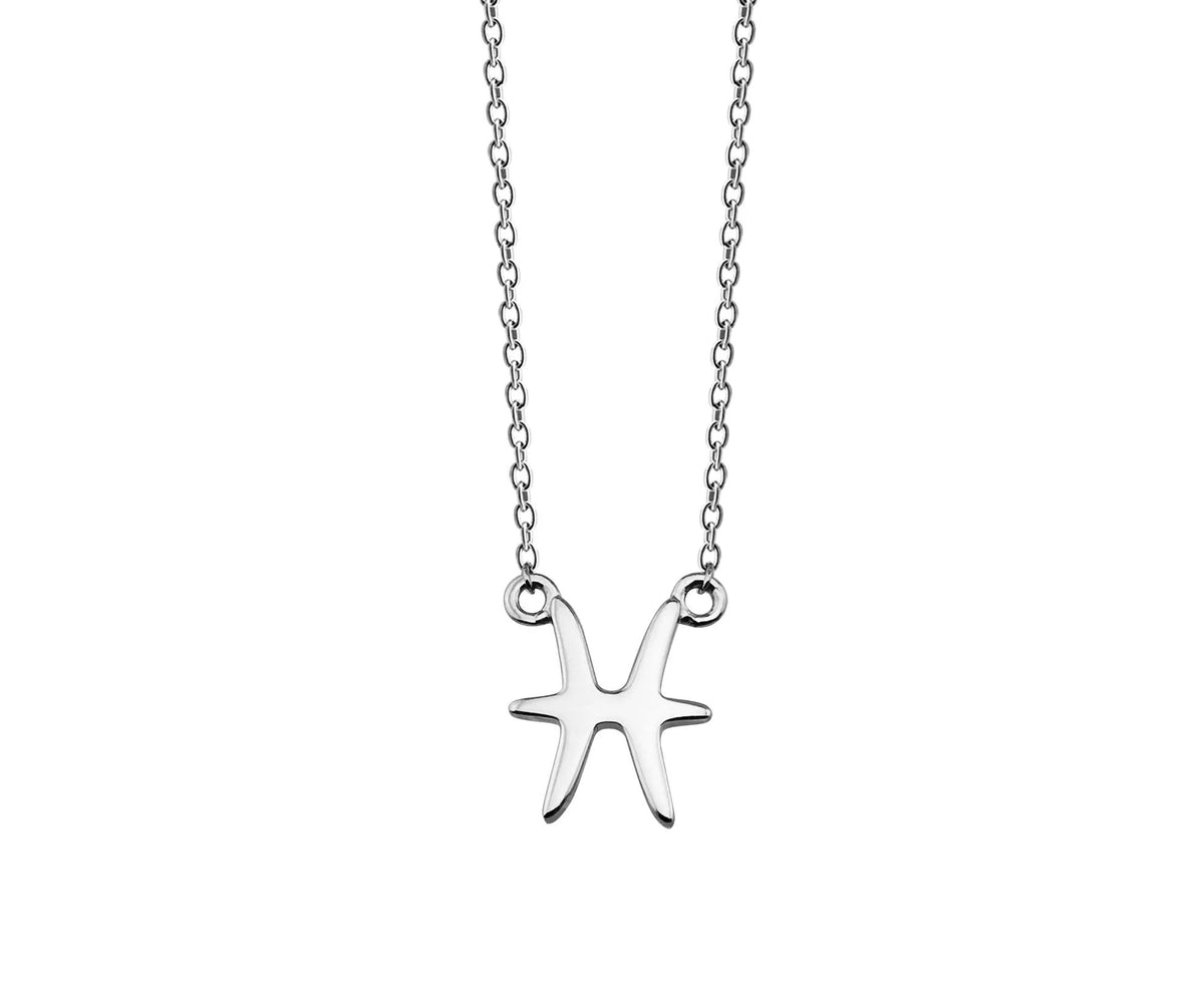 Vissen Ketting Zilver ZN003S by Jwls4u