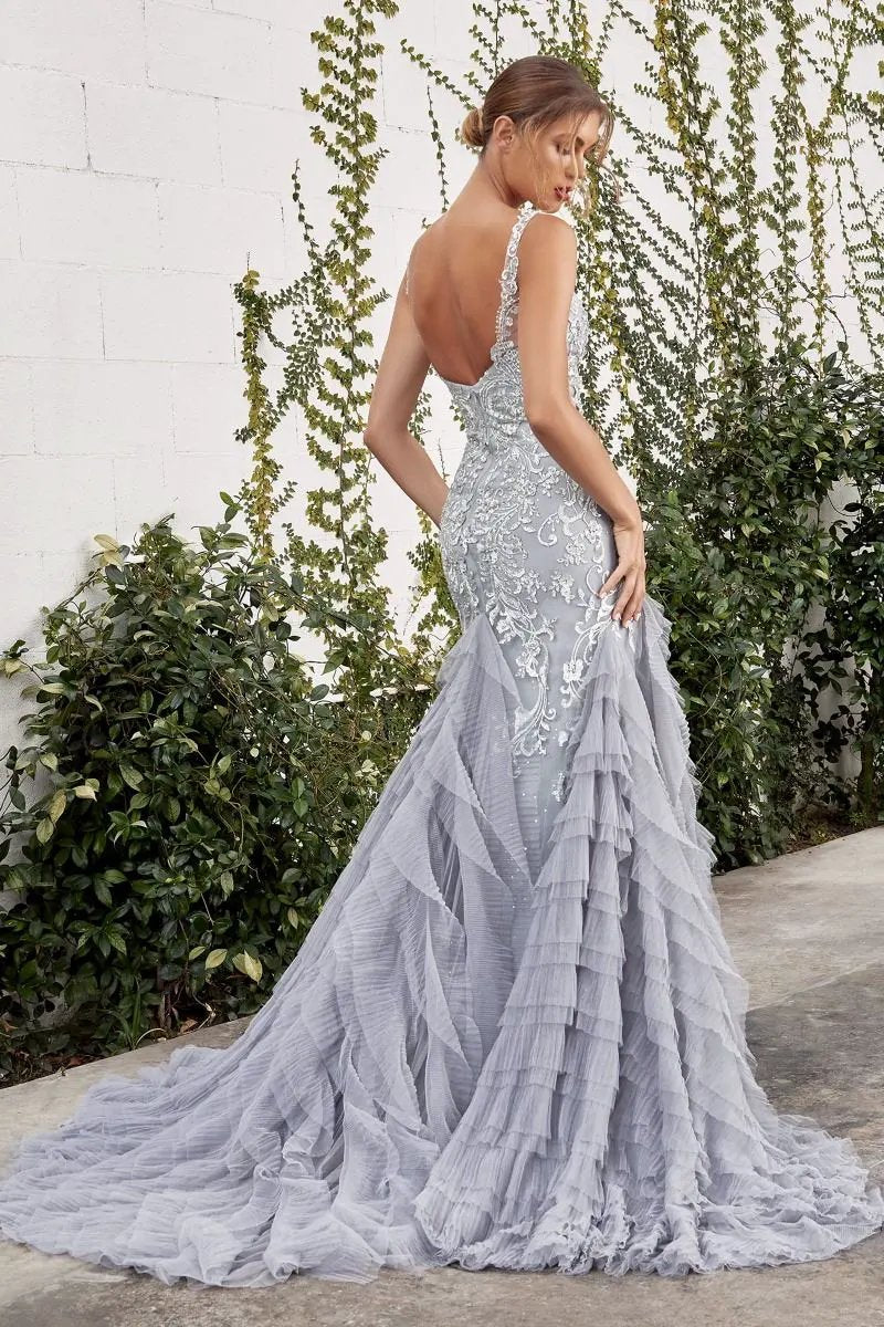 Tsarina Ruffle Gown by Tux-USA