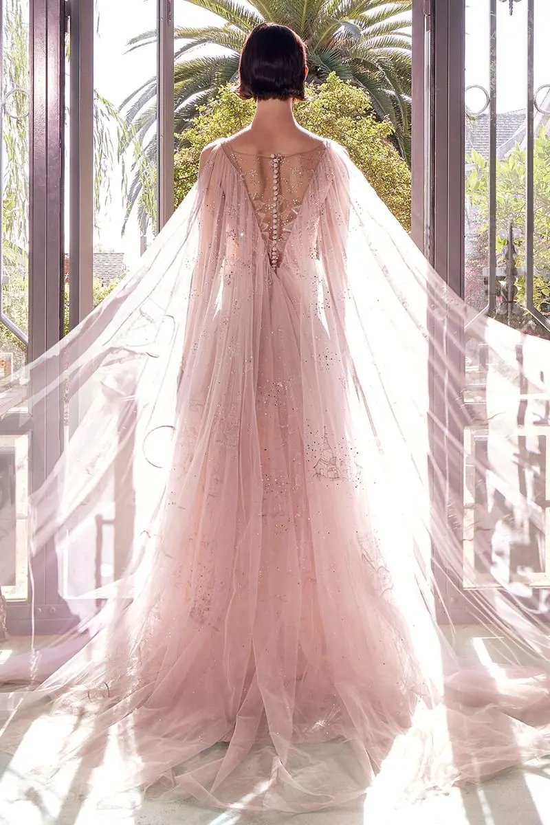 Sun Moon And The Stars Embroidery Gown by Tux-USA