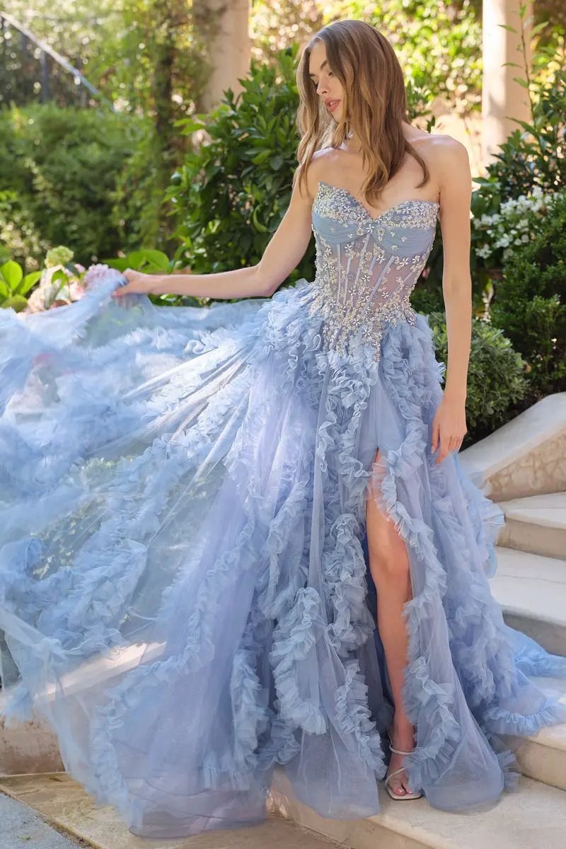 Layered Soft Tulle With Glitter by Tux-USA