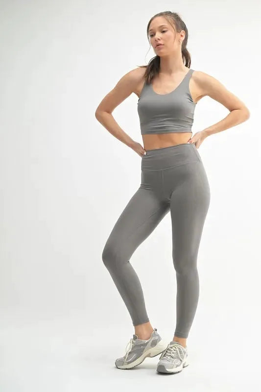 MONO B Venice Cloud Light Contour High-Waisted Leggings by Partner Label