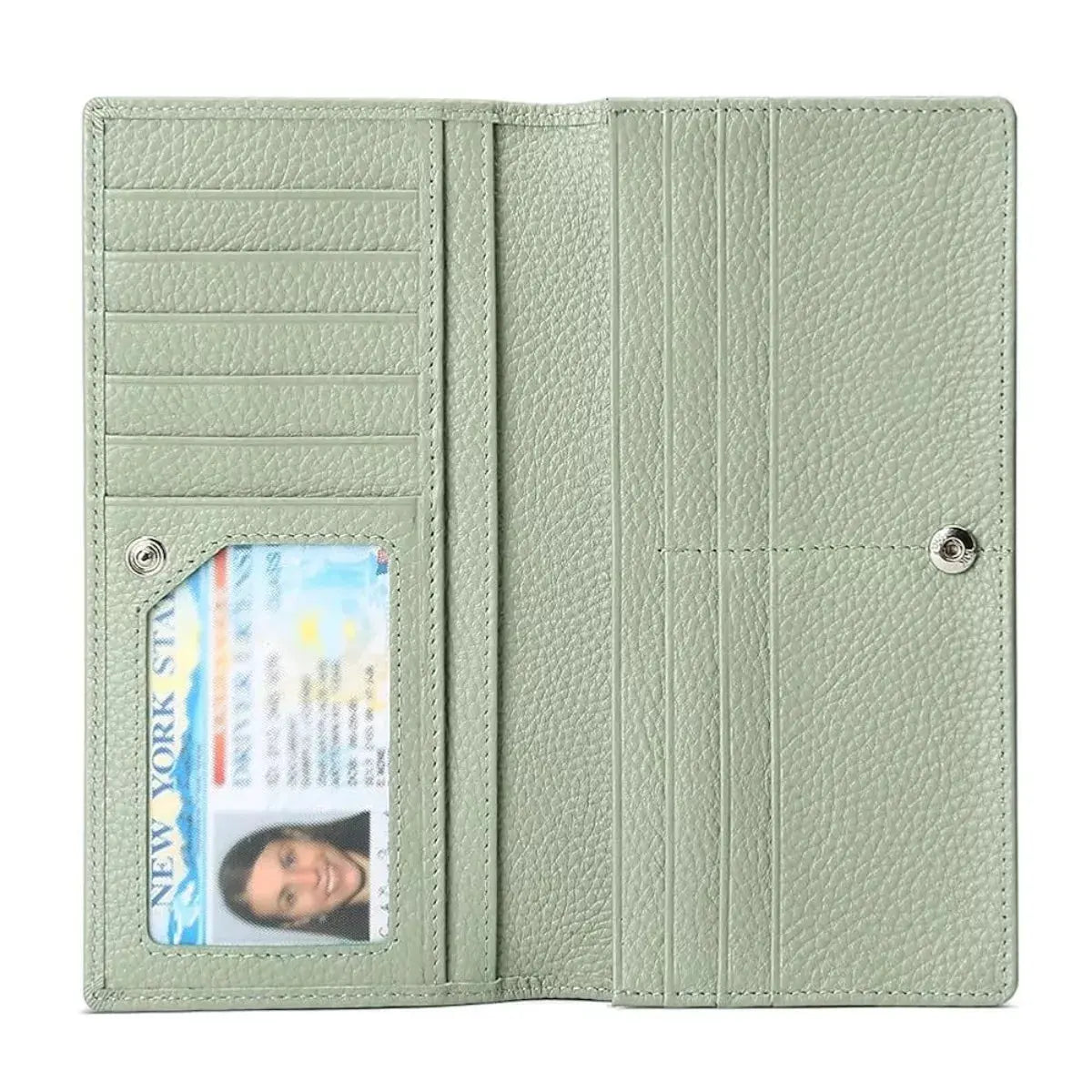 Leather Long Wallet by Partner Label