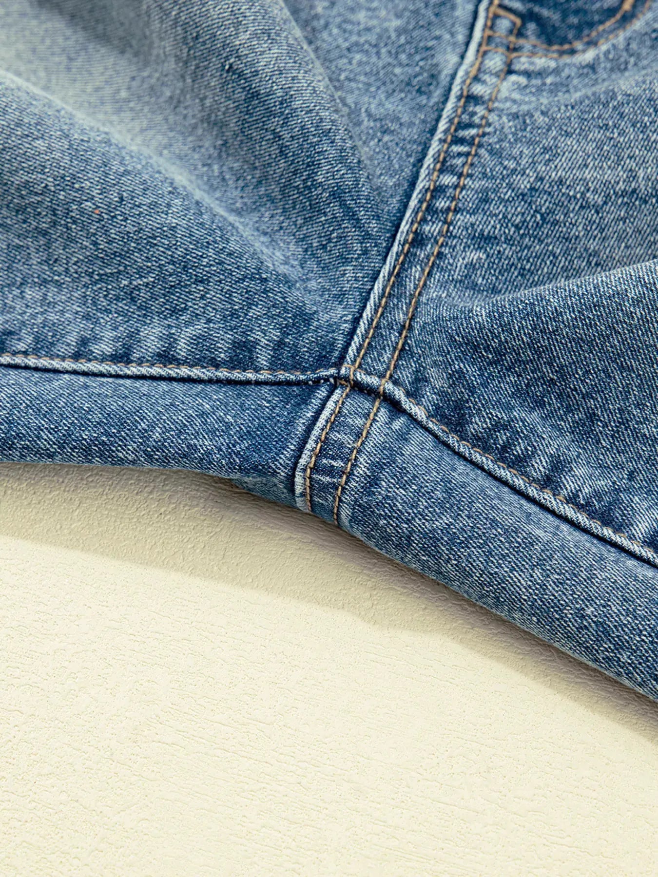 Vintage Washed Seam Detail Shift Jeans by Partner Label