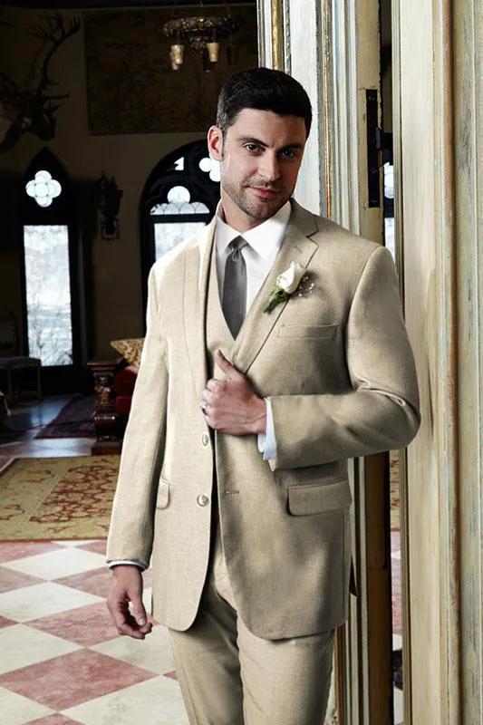 "Aspen" Tan Suit Jacket Notch (Separates) by Tux-USA