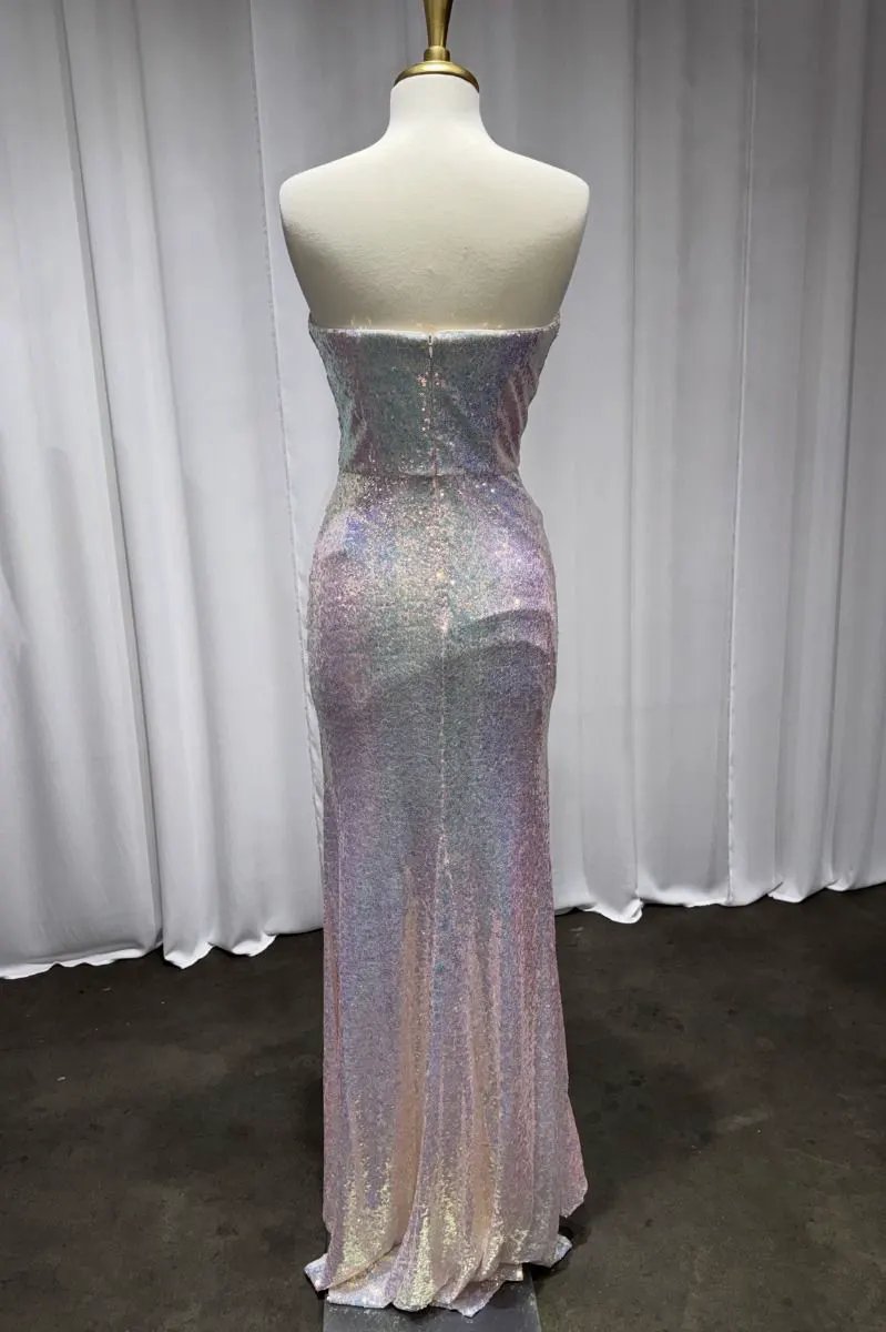 Strapless Sequin Gown by Tux-USA