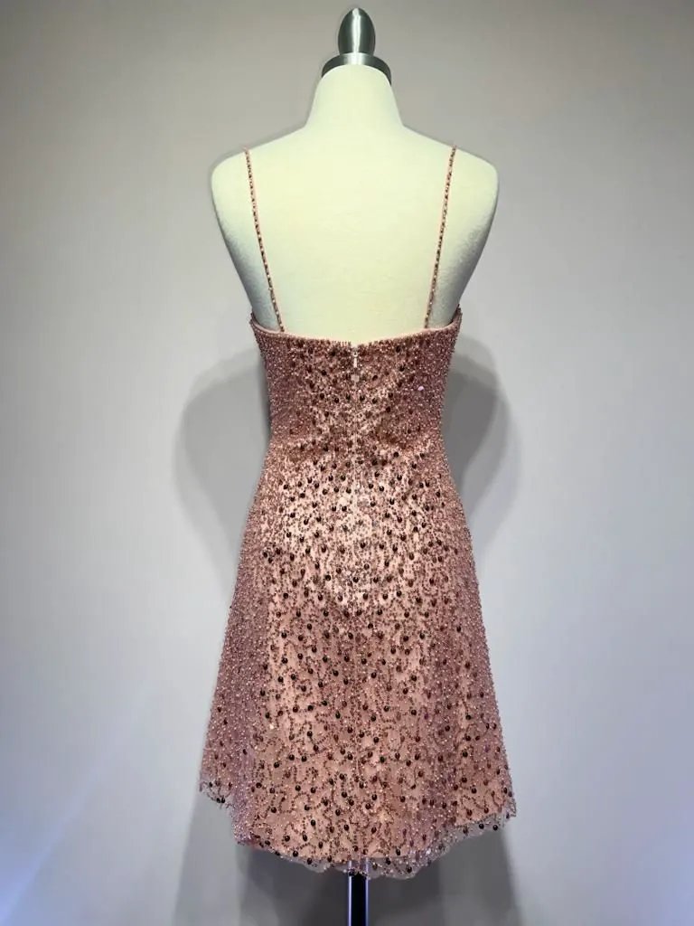 A-line dress with sweetheart neckline and spaghetti straps by Tux-USA
