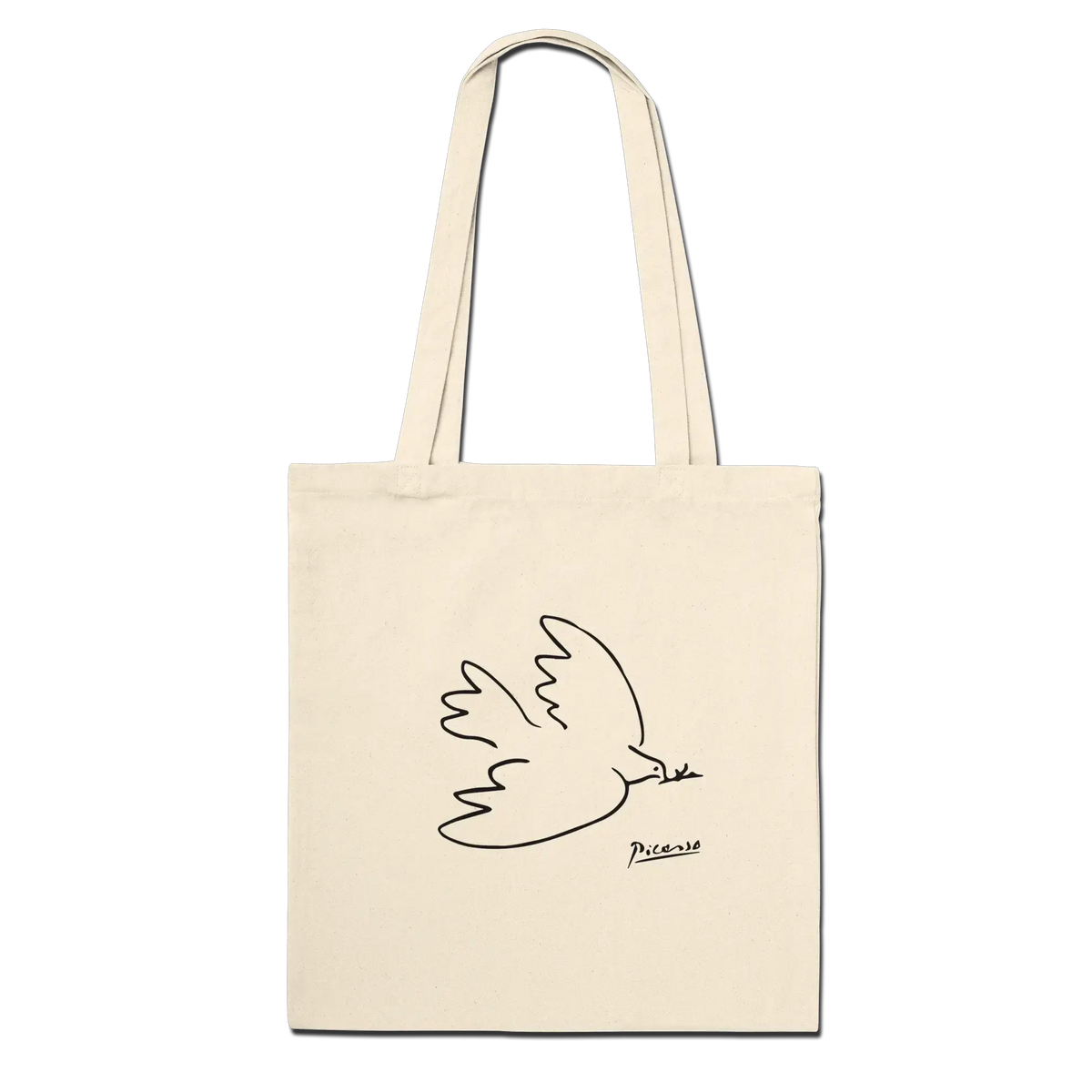 Pablo Picasso Dove of Peace 1949 artwork tote bag-0
